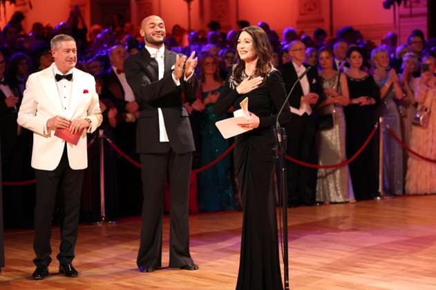 Joachim Llambi, Malick Bauer and Iris Berben at the 18 SemperOperaball 2026 in the Semper Opera Dresden, 06 02 2026 Foto:xM.xWehnertx xFuturexImagex semperopernball_6445