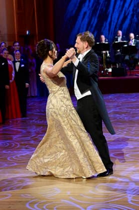 Michael Kretschmer with partner Annett Hofmann at the 18 SemperOperaball 2026 in the Semper Opera Dresden, 06 02 2026 Foto:xM.xWehnertx xFuturexImagex semperopernball_6448