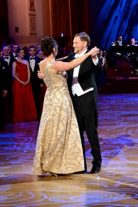 Michael Kretschmer with partner Annett Hofmann at the 18 SemperOperaball 2026 in the Semper Opera Dresden, 06 02 2026 Foto:xM.xWehnertx xFuturexImagex semperopernball_6449