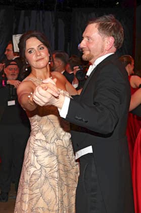 Michael Kretschmer with partner Annett Hofmann at the 18 SemperOperaball 2026 in the Semper Opera Dresden, 06 02 2026 Foto:xM.xWehnertx xFuturexImagex semperopernball_6454