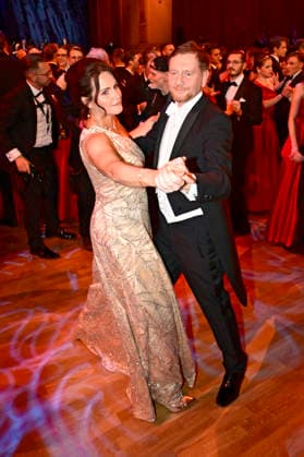 Michael Kretschmer with partner Annett Hofmann at the 18 SemperOperaball 2026 in the Semper Opera Dresden, 06 02 2026 Foto:xM.xWehnertx xFuturexImagex semperopernball_6455