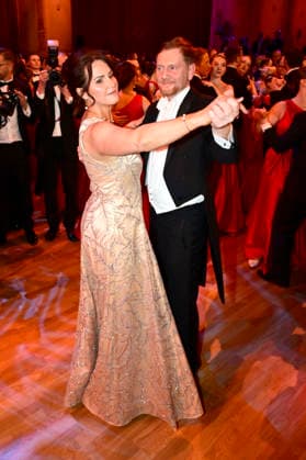 Michael Kretschmer with partner Annett Hofmann at the 18 SemperOperaball 2026 in the Semper Opera Dresden, 06 02 2026 Foto:xM.xWehnertx xFuturexImagex semperopernball_6457