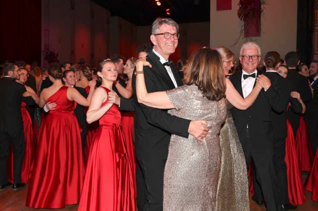 Wolfram Weimer with his wife Christiane Goetz Weimer at the 18 SemperOperaball 2026 in the Semper Opera Dresden, 06 02 2026 Foto:xM.xWehnertx xFuturexImagex semperopernball_6460