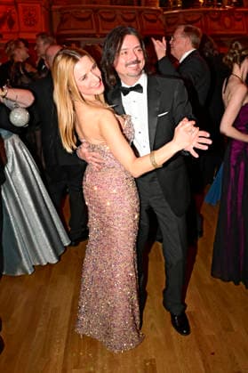 Stefanie Hertel with husband Lanny Lanner at the 18 SemperOperaball 2026 in the Semper Opera Dresden, 06 02 2026 Foto:xM.xWehnertx xFuturexImagex semperopernball_6462