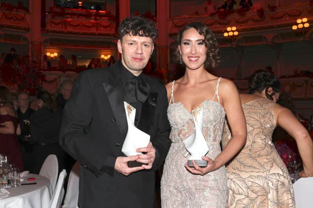 Christian Friedel and Valerie Eickhoff at the 18 SemperOperaball 2026 at the Semper Opera Dresden, 06 02 2026 Foto:xM.xWehnertx xFuturexImagex semperopernball_6470