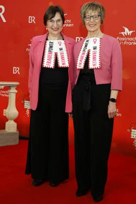 Gisela Bornowski and Elisabeth Hann von Weyern at the BR live broadcast Fastnacht in Franken in the Mainfrankensäle Veitshöchheim, 06 02 2026 Foto:xAgenturxWehnertx xZichyx xFuturexImagex prunksitzung_6217