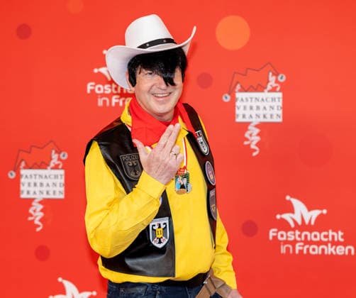 In the picture, Federal Minister of the Interior Alexander Dobrindt CSU is on the road as Lucky Luke Veitshoechheim, Mainfrankensaele, 06 02 2026, Fastnacht in Franken 2026 Copyright: HMBxMedia xJulienxBecker