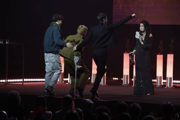 Young Hearts wins the Youth Fiction award at the award ceremony of the Ensors Flemish film prizes, as part of the Ostend Film Festival (18th edition) (30 01-07 02), Saturday 07 February 2026, in Oostende.  NICOLASxMAETERLINCK 161810622