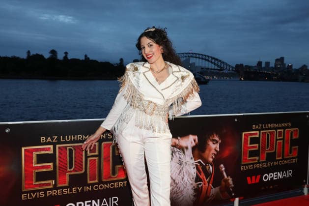 February 8, 2026: ANAHI SANZ attends the Sydney Premiere of EPiC: Elvis Presley in Concert at Westpac OpenAir, Mrs Macquarie s Point on February 08, 2026 in Sydney, NSW Australia  - ZUMAa155 20260208_aaa_a155_030 Copyright: xChristopherxKhouryx