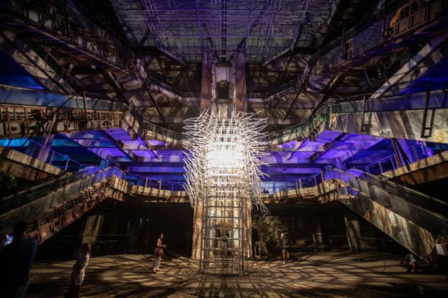 Bangkok Design Week 2026 in Bangkok, Thailand - 08 Feb 2026 Art Installation named New World New Pulse , a kinetic sculpture reflecting the area’s vibrant spirit inside an abandoned shopping mall during Bangkok Design Week 2026. Bangkok Design Week 2026, themed Design SOS is an expansive festival celebrating creativity and design across Bangkok. Held from January 29 to February 08, showcasing innovative design solutions and fostering positive energy amidst challenges. It promotes Bangkok s status as a UNESCO Creative City of Design, attracting creatives and visitors to explore and contribute to the city s vibrant design landscape. Bangkok Thailand Copyright: xGuillaumexPayenx xSOPAxImagesx GUI_PAYEN_08FEB2026_131A8543