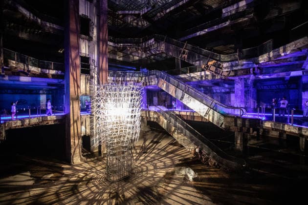Bangkok Design Week 2026 in Bangkok, Thailand - 08 Feb 2026 Art Installation named New World New Pulse , a kinetic sculpture reflecting the area’s vibrant spirit inside an abandoned shopping mall during Bangkok Design Week 2026. Bangkok Design Week 2026, themed Design SOS is an expansive festival celebrating creativity and design across Bangkok. Held from January 29 to February 08, showcasing innovative design solutions and fostering positive energy amidst challenges. It promotes Bangkok s status as a UNESCO Creative City of Design, attracting creatives and visitors to explore and contribute to the city s vibrant design landscape. Bangkok Thailand Copyright: xGuillaumexPayenx xSOPAxImagesx GUI_PAYEN_08FEB2026_131A8599