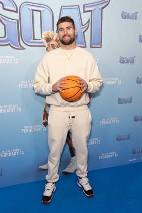 GOAT Film Screening in London, UK - 8 Feb 2026 Zac Noble attends the GOAT film screening, at Picturehouse Central in Piccadilly, London. London United Kingdom Copyright: xPhilxLewisx xSOPAxImagesx ZacNoble_Goat-7857