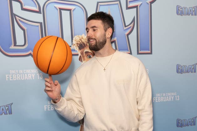 GOAT Film Screening in London, UK - 8 Feb 2026 Zac Noble attends the GOAT film screening, at Picturehouse Central in Piccadilly, London. London United Kingdom Copyright: xPhilxLewisx xSOPAxImagesx ZacNoble_Goat-7864