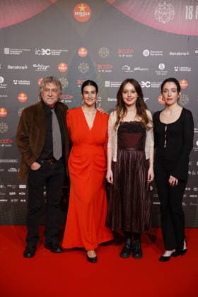 Photocall of the Gaudí Awards in Barcelona The Campolivar team during the photocall of the Gaudí Awards, on February 8, 2026, in Barcelona, Catalonia Spain The 18th Gaudí Awards of the Catalan Film Academy will be presented this Sunday at a gala at the Gran Teatre del Liceu in Barcelona in an edition with Romería , by Carla Simón, with 13 nominations, Sirat , by Oliver Laxe, with 12, and Sorda , by Eva Libertad, with 10, leading the choices 08 FEBRUARY 2026 PREMIS GAUDÍ BARCELONA Kike Rincó Barcelona Catalunya Catalunya Barcelona Catalunya Espana Copyright: xKikexRinconx 7275395