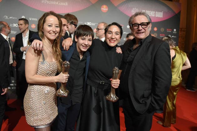 Gaudí Awards Gala in Barcelona The Sirat team after the Gaudí Awards gala, on February 8, 2026, in Barcelona, Catalunya Espana The 18 Gaudí Awards of the Catalan Film Academy will be presented this Sunday at a gala at the Gran Teatre del Liceu in Barcelona in an edition with Romería , by Carla Simón , with 13 nominations, Sirat , by Oliver Laxe, with 12, and Sorda , by Eva Libertad, with 10, leading the choices 08 FEBRUARY 2026 Barcelona Catalunya Barcelona Catalunya Catalunya Espana Copyright: xAlbertoxParedesx 7276023