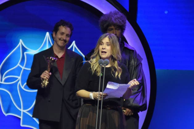 Gaudí Awards gala in Barcelona Yasmina Praderas wins the award for best sound for the film Sirat , during the Gaudí Awards gala, on February 8, 2026, in Barcelona, Catalunya Espana The 18 Gaudí Awards of the Acadèmia del Cinema Català will be presented this Sunday at a gala at the Gran Teatre del Liceu in Barcelona in an edition with Romería , by Carla Simón , with 13 nominations, Sirat , by Oliver Laxe, with 12, and Sorda , by Eva Libertad, with 10, leading the choices 08 FEBRUARY 2026 Barcelona Catalunya Barcelona Catalunya Catalunya Espana Copyright: xAlbertoxParedesx 7276028
