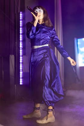 Magdalena Bay perform at Manchester Apollo Mica Tenenbaum of American alternative pop duo Magdalena Bay performs at Manchester Apollo, Manchester, England, 8th February 2026, Credit:Mike Gray Avalon  Copyright: xMikexGrayx xAvalonx 1073259934