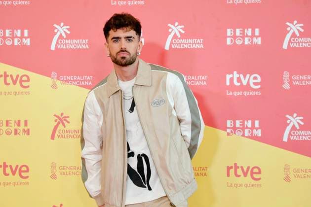 Press conference with the 18 artists of the Benidorm Fest 2026 The singer Mikel Herzog Jr poses after a press conference, at the Mirador del Castillo, on February 9, 2026, in Benidorm, Alicante, Valencian Community Spain After the welcome party last Saturday, February 7, today officially starts the week of the Benidorm Fest 2026, six days in which the two semi-finals will be held on February 10 and 12 and the final on February 14, 2026 In addition to the three galas, the programming of the sixth edition of the festival includes rehearsals, press conferences and pre and post galas programs 09 FEBRUARY 2026 Joaquí Benidorm, Alicante, Comunidad Va Benidorm, Alicante, Comunidad Va Spain Copyright: xJoaquinxReinax 7276979