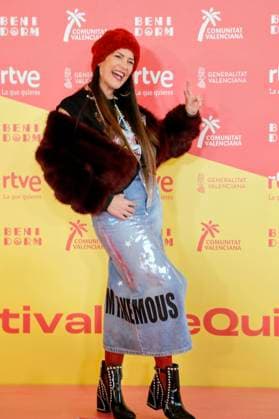 Press conference with the 18 artists of the Benidorm Fest 2026 The singer Ku Minerva poses after a press conference, at the Mirador del Castillo, on February 9, 2026, in Benidorm, Alicante, Valencian Community Spain After the welcome party last Saturday, February 7, today officially starts the week of the Benidorm Fest 2026, six days in which the two semi-finals will be held on February 10 and 12 and the final on February 14, 2026 In addition to the three galas, the programming of the sixth edition of the festival includes rehearsals, press conferences and pre and post galas programs 09 FEBRUARY 2026 Joaquí Benidorm, Alicante, Comunidad Va Benidorm, Alicante, Comunidad Va Spain Copyright: xJoaquinxReinax 7277000