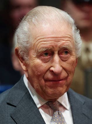 . 09 02 2026. Clitheroe, United Kingdom. King Charles III during a visit to the Clitheroe Auction Mart in Lancashire, United Kingdom.  xPoolx xi-Imagesx IIM-26557-0034