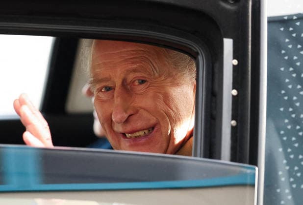. 09 02 2026. Clitheroe, United Kingdom. King Charles III leaving a visit to the Clitheroe Auction Mart in Lancashire, United Kingdom.  xPoolx xi-Imagesx IIM-26557-0035
