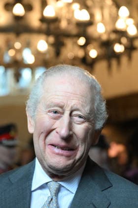 . 09 02 2026. Preston, United Kingdom. King Charles III during a visit to Samlesbury Hall in Preston, Lancashire, United Kingdom.  xPoolx xi-Imagesx IIM-26557-0038