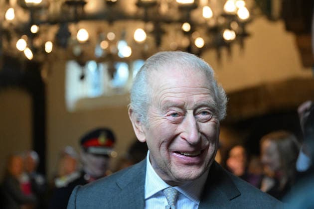 . 09 02 2026. Preston, United Kingdom. King Charles III during a visit to Samlesbury Hall in Preston, Lancashire, United Kingdom.  xPoolx xi-Imagesx IIM-26557-0039