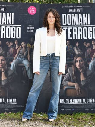 Rome, Casa del Cinema, photocall for the film Domani Interrogo. Pictured: Sara Silvestro  Copyright: xMarcoxProvvisionatox xipa-agency.netx xMarcoxProvvisionatox IPA_Agency_IPA71179018
