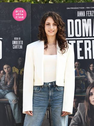 Rome, Casa del Cinema, photocall for the film Domani Interrogo. Pictured: Sara Silvestro  Copyright: xMarcoxProvvisionatox xipa-agency.netx xMarcoxProvvisionatox IPA_Agency_IPA71179019