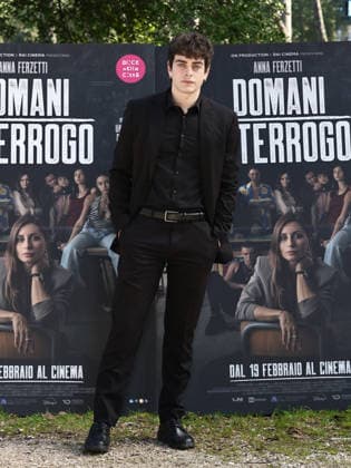 Rome, Casa del Cinema, photocall for the film Domani Interrogo. Pictured: Lorenzo Bagalà  Copyright: xMarcoxProvvisionatox xipa-agency.netx xMarcoxProvvisionatox IPA_Agency_IPA71179048
