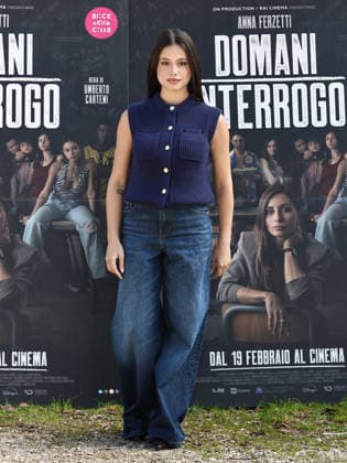 Rome, Casa del Cinema, photocall for the film Domani Interrogo. Pictured: Zoe Massenti  Copyright: xMarcoxProvvisionatox xipa-agency.netx xMarcoxProvvisionatox IPA_Agency_IPA71179056