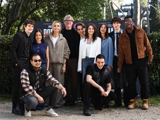 Rome, Casa del Cinema, photocall for the film Domani Interrogo. Pictured: Anna Ferzetti, Zoe Massenti, Sara Silvestro, Anita Serafini, Umberto Carteni, and the rest of the cast.  Copyright: xMarcoxProvvisionatox xipa-agency.netx xMarcoxProvvisionatox IPA_Agency_IPA71179070