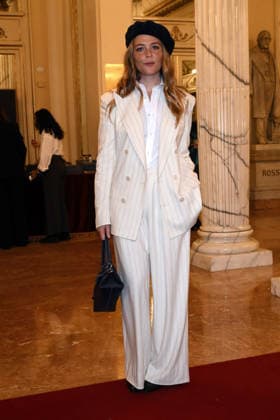 February 9, 2026, Milan, Rome, Italy: 09 02 2026 Milan, Welcome cocktail for guests at the Opening Ceremony of the Milan Cortina 2026 Olympics at the Teatro alla Scala. - Pictured: Maggie Rogers Milan Italy  - ZUMAa289 20260209_zia_a289_034 Copyright: xMax Agfx