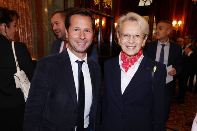 Exclusive - Nina Metayer at Chinese Business Club Lunch - Paris Exclusive - Harold Parisot and Michèle Alliot-Marie attending the Chinese Business Club s monthly lunch held at Intercontinental Opera in Paris, France on February 09, 2026. Photo by Jerome Domine ABACAPRESS.COM France  Copyright: xDominexJerome ABACAx