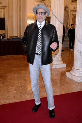 February 9, 2026, Milan, Rome, Italy: February 9, 2026, Milan, Welcome cocktail for guests at the Opening Ceremony of the Milan Cortina 2026 Olympics at Teatro alla Scala. - Pictured: Jeff Goldblum Milan Italy  - ZUMAa289 20260209_zia_a289_079 Copyright: xMax Agfx