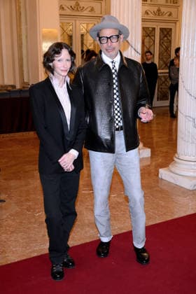 February 9, 2026, Milan, Rome, Italy: 09 02 2026 Milan, Welcome cocktail for guests at the Opening Ceremony of the Milan Cortina 2026 Olympics at the Teatro alla Scala. - Pictured: Jeff Goldblum, Emilie Livingston Milan Italy  - ZUMAa289 20260209_zia_a289_080 Copyright: xMax Agfx
