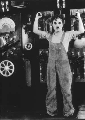 RECORD DATE NOT STATED Charlie Chaplin Film Set Modern Times (1936) Photo by Max M. Autrey 0027977 **I.V. EDITORIAL USE ONLY  Copyright: x