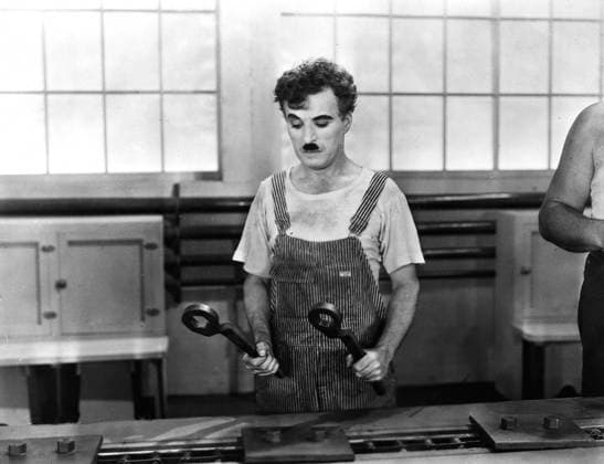 RECORD DATE NOT STATED Modern Times Charlie Chaplin 1936 Photo by Daniel Stern **I.V. EDITORIAL USE ONLY  Copyright: x