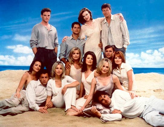 RECORD DATE NOT STATED Melrose Place Daphne Zuniga, Courtney Thorne-Smith, Heather Locklear, Andrew Shue, Kristin Davis, Doug Savant, Thomas Calabro, Marcia Cross, Jack Wagner, Grant Show, Laura Leighton, Patrick Muldoon 1996 Photo by Mathew Rolston EDITORIAL USE ONLY  Copyright: x