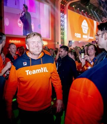 MILAN - Queen Maxima and King Willem-Alexander attend the ceremony for Jutta Leerdam and Femke Kok at the TeamNL house. ROBIN UTRECHT ANP netherlands out - belgium out  Copyright: xx x550188660x originalFilename: 550188660.jpg