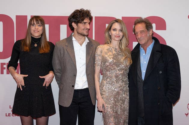 Couture Paris Film Premiere Alice Winocour, Louis Garrel, Angelina Jolie and Vincent Lindon attends Couture Paris Film Premiere at Pathe Palace on February 09, 2026 in Paris, France. Photo by Nasser Berzane ABACAPRESS.COM Paris France  Copyright: xBerzanexNasser ABACAx