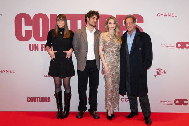 Couture Paris Film Premiere Alice Winocour, Louis Garrel, Angelina Jolie and Vincent Lindon attends Couture Paris Film Premiere at Pathe Palace on February 09, 2026 in Paris, France. Photo by Nasser Berzane ABACAPRESS.COM Paris France  Copyright: xBerzanexNasser ABACAx