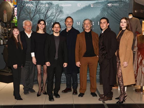Rome, Adriano Cinema, premiere of the film Jastimari. Pictured: Angela Motta, Giorgio Colangeli, Rossella Brescia, Riccardo Cannella, Fabio Troiano, Francesco Foti, Giuseppe Lanza, and Irene De Gaetano  Copyright: xMarcoxProvvisionatox xipa-agency.netx xMarcoxProvvisionatox IPA_Agency_IPA71200795