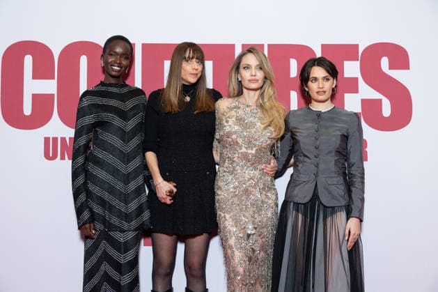 Couture Paris Film Premiere Anyier Anei, Alice Winocour, Angelina Jolie, Ella Rumpf attends Couture Paris Film Premiere at Pathe Palace on February 09, 2026 in Paris, France. Photo by Nasser Berzane ABACAPRESS.COM Paris France  Copyright: xBerzanexNasser ABACAx