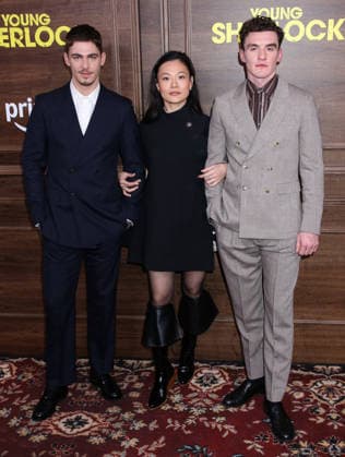 Young Sherlock New York Screening Hero Fiennes Tiffin, Zine Tseng and Donal Finn attending the Young Sherlock New York Screening held at the SVA Theater on February 9, 2026 in New York City, NY New York City SVA Theater NY USA Copyright: xStevenxBergman AFF-USA.COMx