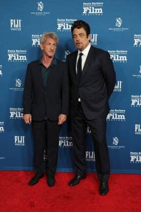 41st SBIFF: Hammond Cinema Vanguard Award SANTA BARBARA, CALIFORNIA - FEBRUARY 09: Sean Penn and Benicio del Toro at the 41st Santa Barbara International Film Festival: Hammond Cinema Vanguard Award honoring Leonardo DiCaprio, Sean Penn, & Benicio Del Toro at The Arlington Theatre on February 09, 2026 in Santa Barbara, California Credit: AdMedia EDITORIAL USE ONLY  Copyright: xx AdMediax admphotostwo967467