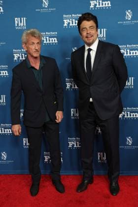 41st SBIFF: Hammond Cinema Vanguard Award SANTA BARBARA, CALIFORNIA - FEBRUARY 09: Sean Penn and Benicio del Toro at the 41st Santa Barbara International Film Festival: Hammond Cinema Vanguard Award honoring Leonardo DiCaprio, Sean Penn, & Benicio Del Toro at The Arlington Theatre on February 09, 2026 in Santa Barbara, California Credit: AdMedia EDITORIAL USE ONLY  Copyright: xx AdMediax admphotostwo967470