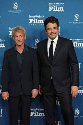 41st SBIFF: Hammond Cinema Vanguard Award SANTA BARBARA, CALIFORNIA - FEBRUARY 09: Sean Penn and Benicio del Toro at the 41st Santa Barbara International Film Festival: Hammond Cinema Vanguard Award honoring Leonardo DiCaprio, Sean Penn, & Benicio Del Toro at The Arlington Theatre on February 09, 2026 in Santa Barbara, California Credit: AdMedia EDITORIAL USE ONLY  Copyright: xx AdMediax admphotostwo967478