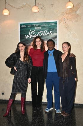 Les Immortelles Premiere - Paris Lena Garrel, Caroline Deruas Peano, Adama Diop and Louiza Aura attending to the premiere of ‘Les immortelles’ held at Max Linder Panorama cinema, in Paris, France on February 9, 2026. Photo by Mireille Ampilhac ABACAPRESS.COM Paris France  Copyright: xAmpilhacxMireille ABACAx