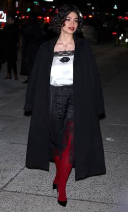 Celebs At The Marc Jacobs Fashion Show - NYC Auli?i Cravalho attends the Marc Jacobs show during the New York Fashion Week in New York on February 9, 2026. Photo by Charles Guerin ABACAPRESS.COM New York city NY United Arab Emirates  Copyright: xGuerinxCharles ABACAx